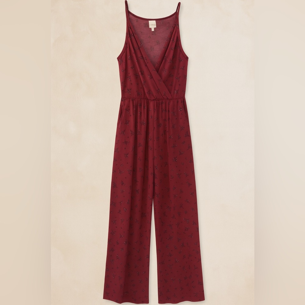 Kaileigh Deep Red Jumpsuit